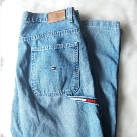 Vintage Y2K/2000s Tommy Hilfiger Carpenter Jeans Women's size 12 - Picture 5 of 7
